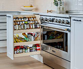Pull-out spice rack